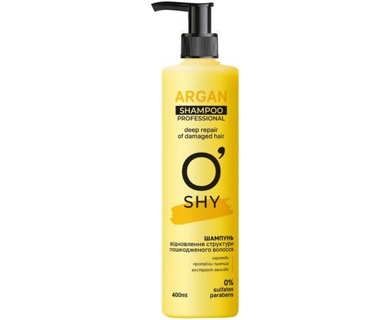 Шампунь O'Shy Argan Відновлення структури пошкодженого волосся 400 мл (4820263233863)