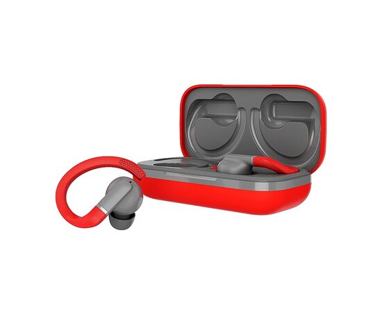 Наушники Canyon OnRun 11 Sport TWS Red/Grey (CNS-TWS11R), изображение 2 Наушники Canyon OnRun 11 Sport TWS Red/Grey (CNS-TWS11R), изображение 2