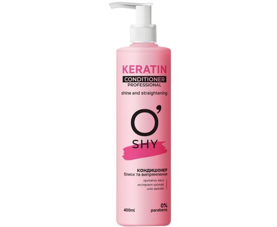 Кондиционер для волос O'Shy Keratin Блеск и выпрямление 400 мл (4820263233894)