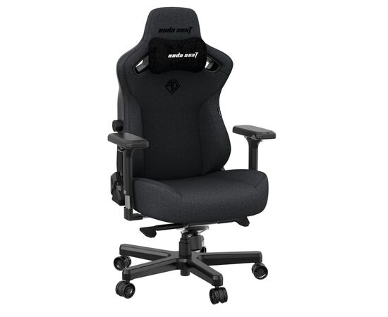 Кресло игровое Anda Seat Kaiser 3 Fabric Size L Dark Gray (AD12YDC-L-01-GB-CF), изображение 3 Кресло игровое Anda Seat Kaiser 3 Fabric Size L Dark Gray (AD12YDC-L-01-GB-CF), изображение 3