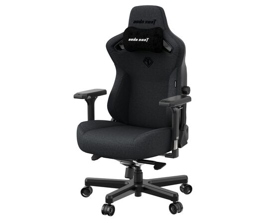 Кресло игровое Anda Seat Kaiser 3 Fabric Size L Dark Gray (AD12YDC-L-01-GB-CF), изображение 4 Кресло игровое Anda Seat Kaiser 3 Fabric Size L Dark Gray (AD12YDC-L-01-GB-CF), изображение 4