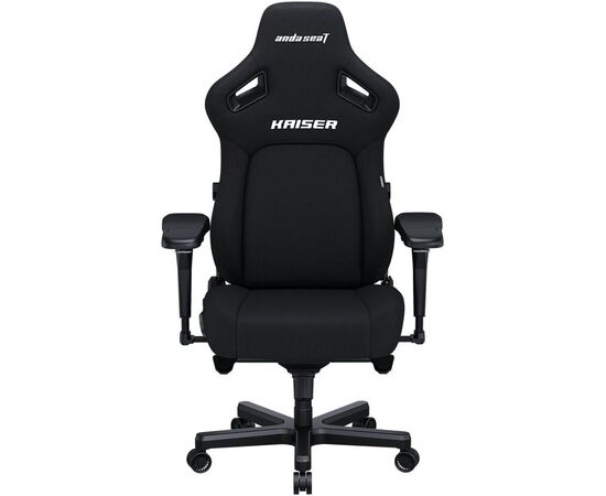 Кресло игровое Anda Seat Kaiser 4 Fabric Size L Black (AD12YDDC-L-20-B-CF), изображение 2 Кресло игровое Anda Seat Kaiser 4 Fabric Size L Black (AD12YDDC-L-20-B-CF), изображение 2