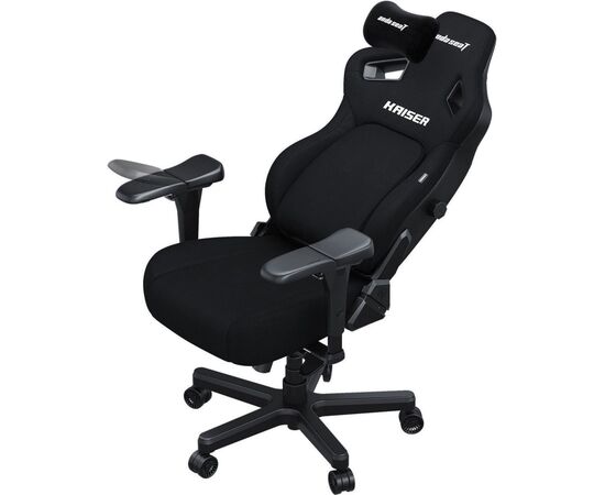 Кресло игровое Anda Seat Kaiser 4 Fabric Size L Black (AD12YDDC-L-20-B-CF), изображение 6 Кресло игровое Anda Seat Kaiser 4 Fabric Size L Black (AD12YDDC-L-20-B-CF), изображение 6