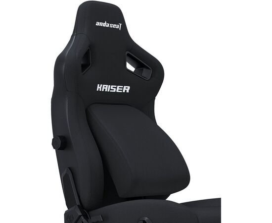 Кресло игровое Anda Seat Kaiser 4 Fabric Size L Black (AD12YDDC-L-20-B-CF), изображение 7 Кресло игровое Anda Seat Kaiser 4 Fabric Size L Black (AD12YDDC-L-20-B-CF), изображение 7