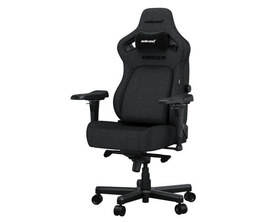 Кресло игровое Anda Seat Kaiser 4 Fabric Size XL Dark Grey (AD12YDDC-XLL-20-GB-CF), изображение 4 Кресло игровое Anda Seat Kaiser 4 Fabric Size XL Dark Grey (AD12YDDC-XLL-20-GB-CF), изображение 4