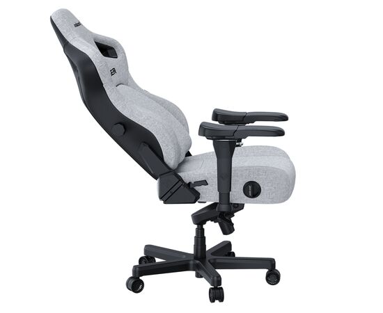 Кресло игровое Anda Seat Kaiser 4 Fabric Size L Grey (AD12YDDC-L-20-G-CF), изображение 5 Кресло игровое Anda Seat Kaiser 4 Fabric Size L Grey (AD12YDDC-L-20-G-CF), изображение 5