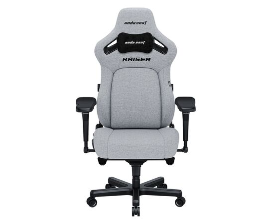 Кресло игровое Anda Seat Kaiser 4 Fabric Size L Grey (AD12YDDC-L-20-G-CF)