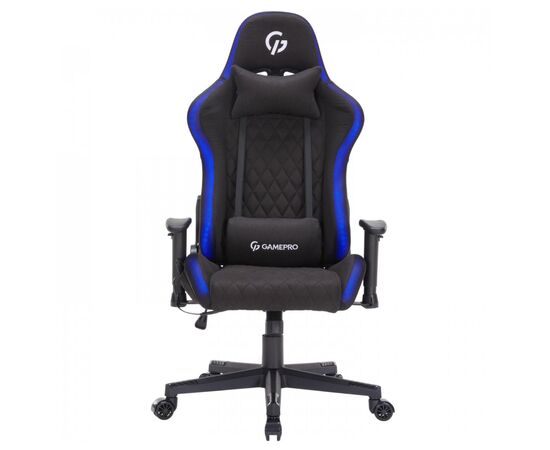 Кресло игровое GamePro GC700FB Fabric Size L RGB Black (GC700FB RGB), изображение 3 Кресло игровое GamePro GC700FB Fabric Size L RGB Black (GC700FB RGB), изображение 3