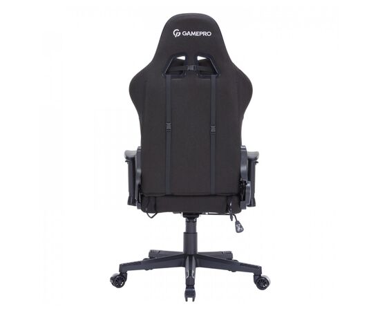 Кресло игровое GamePro GC700FB Fabric Size L RGB Black (GC700FB RGB), изображение 7 Кресло игровое GamePro GC700FB Fabric Size L RGB Black (GC700FB RGB), изображение 7