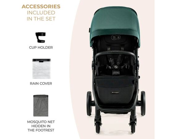 Коляска Kinderkraft Mitzy Jade Green (KSMITZ00GRE0000) (5902533924387), изображение 8 Коляска Kinderkraft Mitzy Jade Green (KSMITZ00GRE0000) (5902533924387), изображение 8