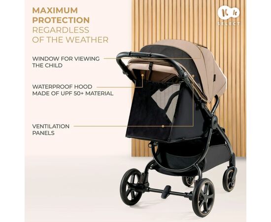 Коляска Kinderkraft Mitzy Linen Beige (KSMITZ00BEG0000) (5902533924356), изображение 9 Коляска Kinderkraft Mitzy Linen Beige (KSMITZ00BEG0000) (5902533924356), изображение 9