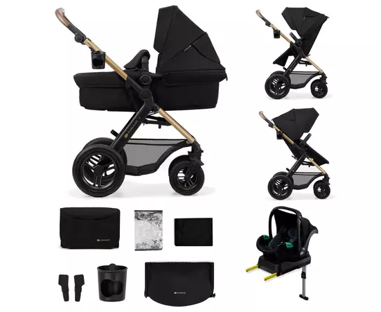 Коляска Kinderkraft 3 в 1 Moov 2 Air Pure Black (KSMOOV02BLK0000) (5902533925759)