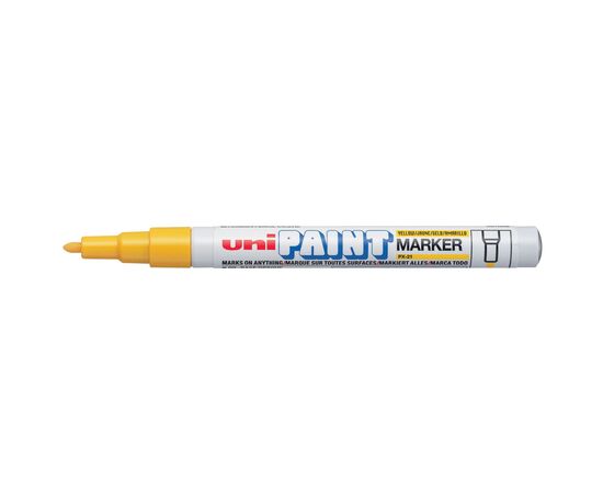 Маркер UNI перманентний Paint Жовтий 0.8-1.2 мм (PX-21.Yellow)
