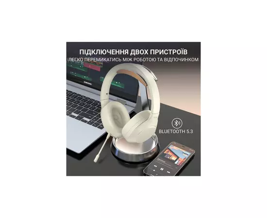 Наушники Fifine X3W Wireless White (X3W), изображение 10 Наушники Fifine X3W Wireless White (X3W), изображение 10