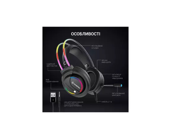 Наушники GamePro HS733 Black (HS733), изображение 4