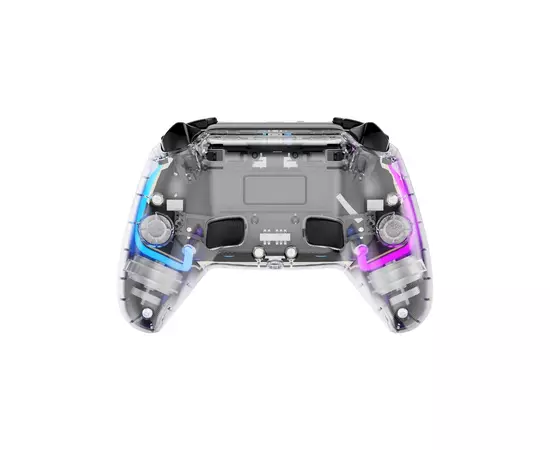 Геймпад GamePro GPS13T BT 5.3/USB/PC/iOS/Android/PS3/PS4 RGB Transparent (GPS13T), зображення 3 Геймпад GamePro GPS13T BT 5.3/USB/PC/iOS/Android/PS3/PS4 RGB Transparent (GPS13T), зображення 3