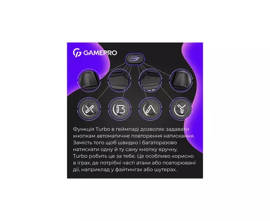 Геймпад GamePro GPX13B 2.4G/BT 5.1/USB/PC/iOS/Android RGB Black (GPX13B), зображення 10 Геймпад GamePro GPX13B 2.4G/BT 5.1/USB/PC/iOS/Android RGB Black (GPX13B), зображення 10