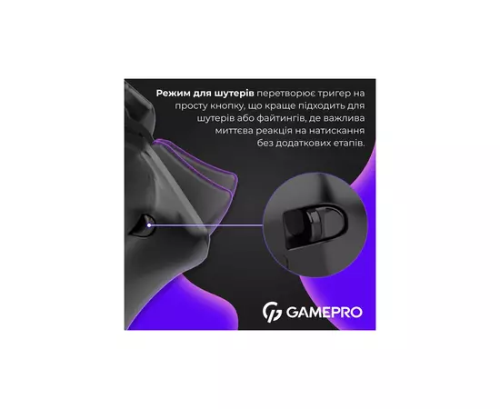 Геймпад GamePro GPX13B 2.4G/BT 5.1/USB/PC/iOS/Android RGB Black (GPX13B), зображення 6 Геймпад GamePro GPX13B 2.4G/BT 5.1/USB/PC/iOS/Android RGB Black (GPX13B), зображення 6