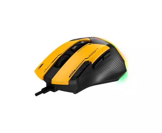 Мышка GamePro GM300Y USB Yellow/Black (GM300Y), изображение 3 Мышка GamePro GM300Y USB Yellow/Black (GM300Y), изображение 3