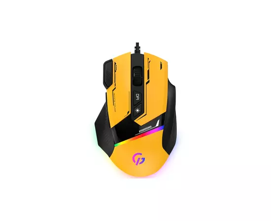Мышка GamePro GM300Y USB Yellow/Black (GM300Y)