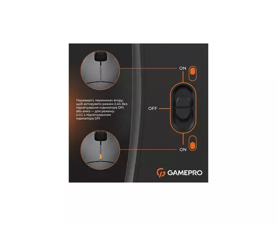 Мышка GamePro GM990B Wireless Black (GM990B), изображение 12 Мышка GamePro GM990B Wireless Black (GM990B), изображение 12