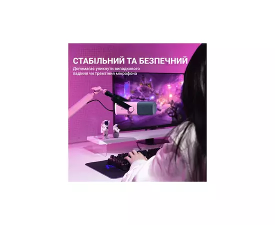 Мікрофон Fifine TAM8P USB/XLR Pink (TAM8P), зображення 9 Мікрофон Fifine TAM8P USB/XLR Pink (TAM8P), зображення 9