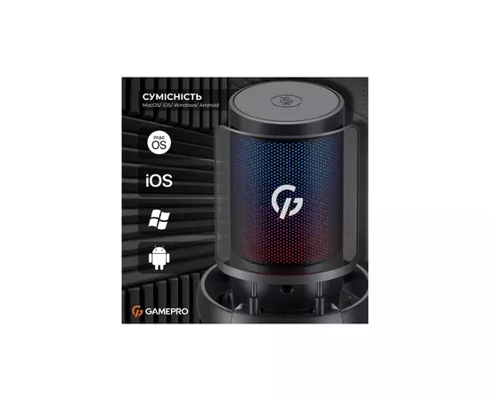 Мікрофон GamePro UGM145B Black (UGM145B), зображення 6 Мікрофон GamePro UGM145B Black (UGM145B), зображення 6
