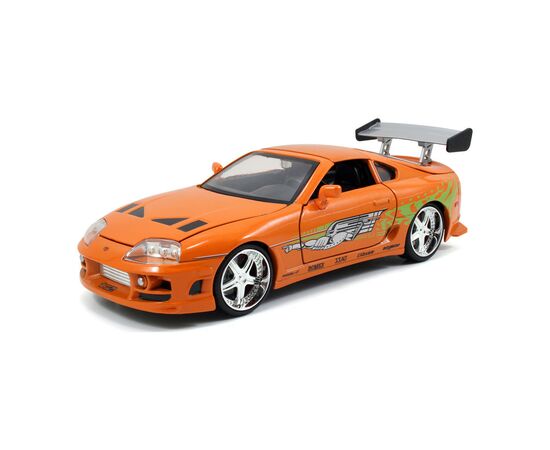 Машина Jada металлическая Форсаж Toyota Supra (1995) + фигурка Брайана 1:24 (253205001), изображение 3 Машина Jada металлическая Форсаж Toyota Supra (1995) + фигурка Брайана 1:24 (253205001), изображение 3
