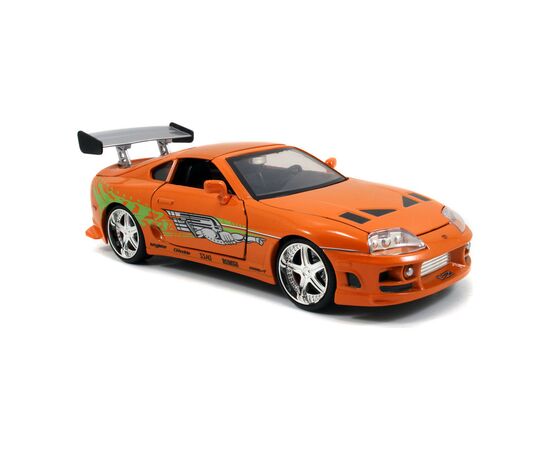 Машина Jada металлическая Форсаж Toyota Supra (1995) + фигурка Брайана 1:24 (253205001), изображение 5 Машина Jada металлическая Форсаж Toyota Supra (1995) + фигурка Брайана 1:24 (253205001), изображение 5