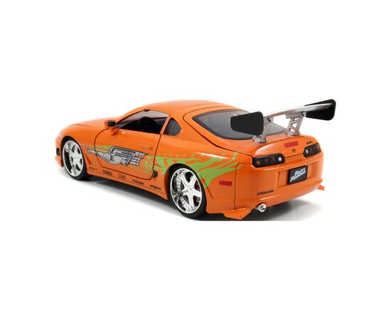 Машина Jada металлическая Форсаж Toyota Supra (1995) + фигурка Брайана 1:24 (253205001), изображение 7 Машина Jada металлическая Форсаж Toyota Supra (1995) + фигурка Брайана 1:24 (253205001), изображение 7