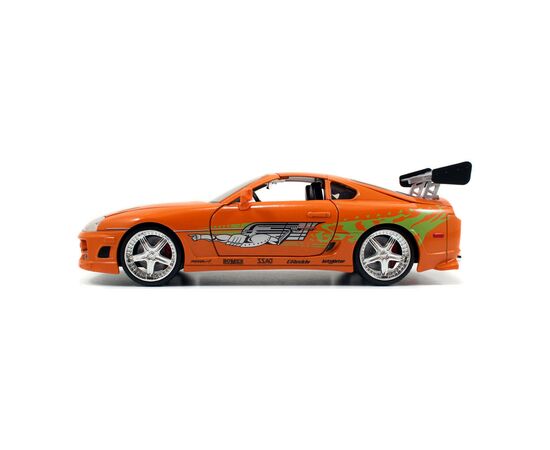 Машина Jada металлическая Форсаж Toyota Supra (1995) + фигурка Брайана 1:24 (253205001), изображение 8 Машина Jada металлическая Форсаж Toyota Supra (1995) + фигурка Брайана 1:24 (253205001), изображение 8