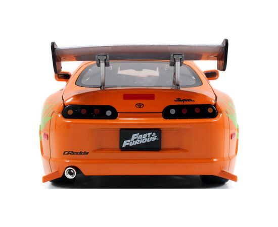 Машина Jada металлическая Форсаж Toyota Supra (1995) + фигурка Брайана 1:24 (253205001), изображение 9 Машина Jada металлическая Форсаж Toyota Supra (1995) + фигурка Брайана 1:24 (253205001), изображение 9