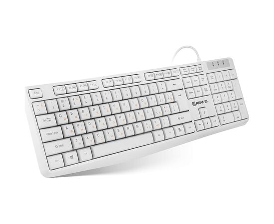 Клавиатура REAL-EL RK-513 USB White (EL123100047)
