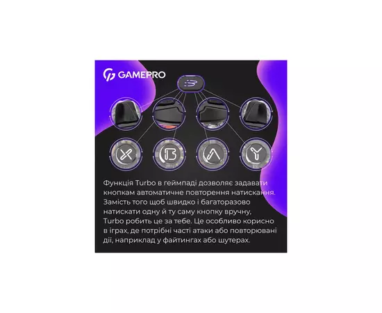 Геймпад GamePro GPX13T 2.4G/BT 5.1/USB/PC/iOS/Android RGB Transparent (GPX13T), зображення 10 Геймпад GamePro GPX13T 2.4G/BT 5.1/USB/PC/iOS/Android RGB Transparent (GPX13T), зображення 10