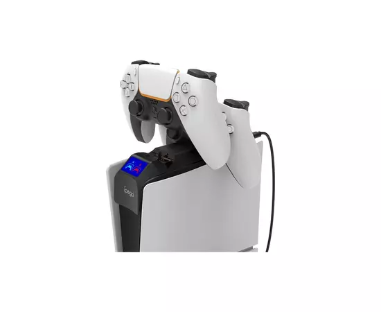 Зарядное устройство iPega PG-P5S016 Для геймпадів DualSense PS5 Sony PlayStation 5 Slim Black (PG-P5S016), изображение 3 Зарядное устройство iPega PG-P5S016 Для геймпадів DualSense PS5 Sony PlayStation 5 Slim Black (PG-P5S016), изображение 3