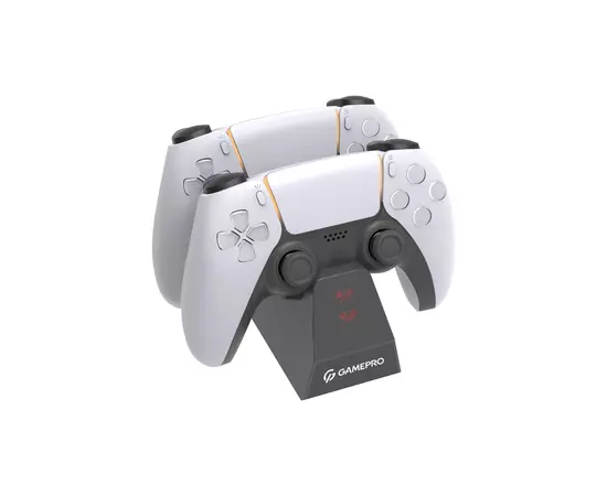 Зарядное устройство GamePro CHS420B Для геймпадів DualSense PS5 Black (CHS420B), изображение 2 Зарядное устройство GamePro CHS420B Для геймпадів DualSense PS5 Black (CHS420B), изображение 2