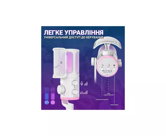 Микрофон Fifine TAM6W White (TAM6W), изображение 11 Микрофон Fifine TAM6W White (TAM6W), изображение 11