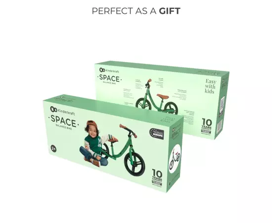 Беговел Kinderkraft Space Light Green (KRSPAC23GRE0000) (5902533925346), изображение 8 Беговел Kinderkraft Space Light Green (KRSPAC23GRE0000) (5902533925346), изображение 8