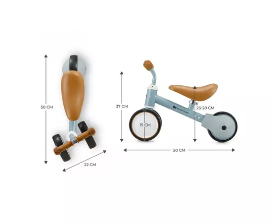 Беговел Kinderkraft Cutie Light Blue (KRCUTI00BLU0000) (5902533925377), изображение 6 Беговел Kinderkraft Cutie Light Blue (KRCUTI00BLU0000) (5902533925377), изображение 6