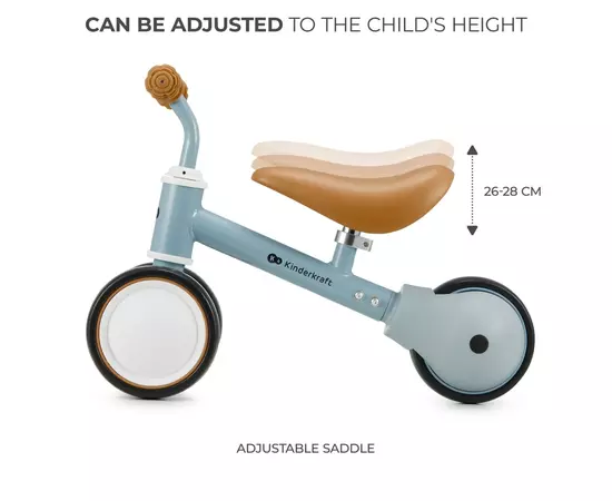 Беговел Kinderkraft Cutie Light Blue (KRCUTI00BLU0000) (5902533925377), изображение 7 Беговел Kinderkraft Cutie Light Blue (KRCUTI00BLU0000) (5902533925377), изображение 7