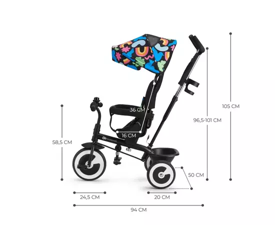 Детский велосипед Kinderkraft Aston Happy Shapes (KRASTO00HAP0000) (5902533925643), изображение 6 Детский велосипед Kinderkraft Aston Happy Shapes (KRASTO00HAP0000) (5902533925643), изображение 6