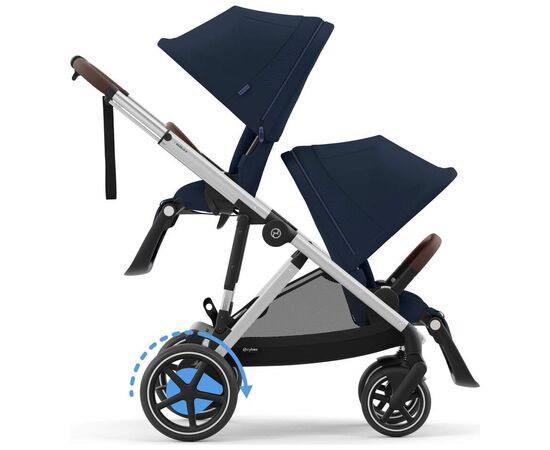 Коляска Cybex eGazelle S SLV Ocean Blue (524000529), изображение 6 Коляска Cybex eGazelle S SLV Ocean Blue (524000529), изображение 6