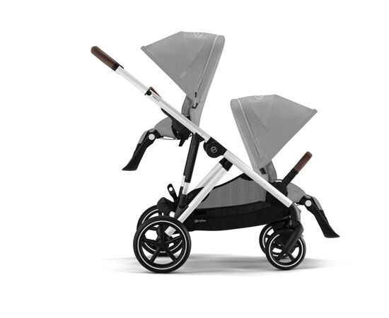 Коляска Cybex Gazelle S SLV Stone Grey (524001289), изображение 6 Коляска Cybex Gazelle S SLV Stone Grey (524001289), изображение 6