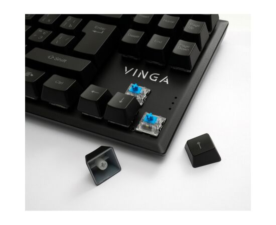 Клавіатура Vinga KBGM-110 87 key LED Blue Switch USB Black (KBGM-110 Black), зображення 7 Клавіатура Vinga KBGM-110 87 key LED Blue Switch USB Black (KBGM-110 Black), зображення 7