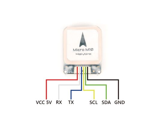 GPS модуль для дрона Holybro Micro M10 GPS (without case) (Holybro-M10), изображение 4 GPS модуль для дрона Holybro Micro M10 GPS (without case) (Holybro-M10), изображение 4