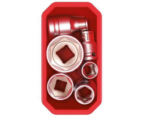 Ящик для инструментов Kistenberg набор емкостей 6 шт, 140*75*280, X Block, KXBS148 (KXBS148), изображение 3