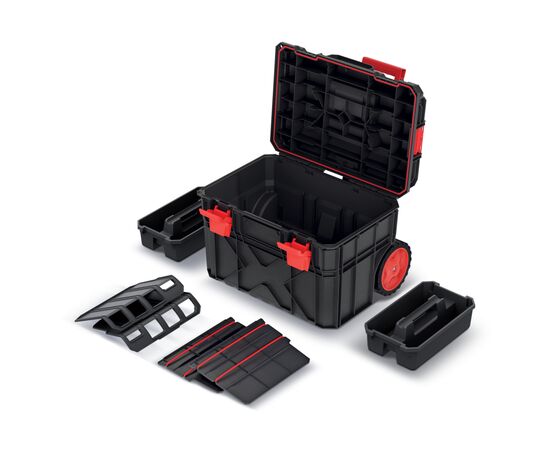 Ящик для инструментов Kistenberg на колесах, 21", 546*380*400 + ручка, X Block PRO, KXB604045 (KXB604045), изображение 5 Ящик для инструментов Kistenberg на колесах, 21", 546*380*400 + ручка, X Block PRO, KXB604045 (KXB604045), изображение 5