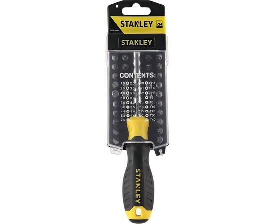 Набор отверток Stanley Multibit многофункциональная c 34 насадками (STHT0-70885), изображение 5 Набор отверток Stanley Multibit многофункциональная c 34 насадками (STHT0-70885), изображение 5