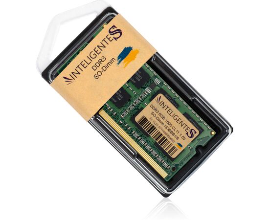 Модуль памяти для ноутбука SoDIMM DDR3 8GB 1600 MHz INTELIGENTES (IS3BBB1/8), изображение 6 Модуль памяти для ноутбука SoDIMM DDR3 8GB 1600 MHz INTELIGENTES (IS3BBB1/8), изображение 6