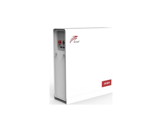 Батарея LiFePo4 Ritar 51.2V 100Ah 5120Wh (BAT-5KWH-51.2V), изображение 5 Батарея LiFePo4 Ritar 51.2V 100Ah 5120Wh (BAT-5KWH-51.2V), изображение 5